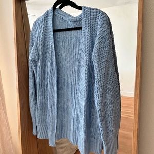 Never worn Amazon sweater blue knit NWOT